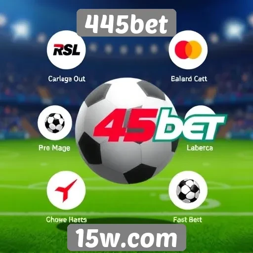 Métodos de pagamento disponíveis na 445bet